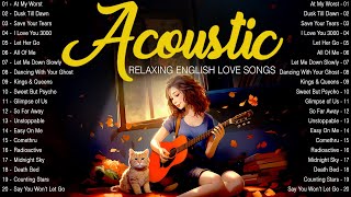 Top Chill Acoustic Songs 2024 💐 Relaxing English Acoustic Love Songs 2024 Cover Playlist