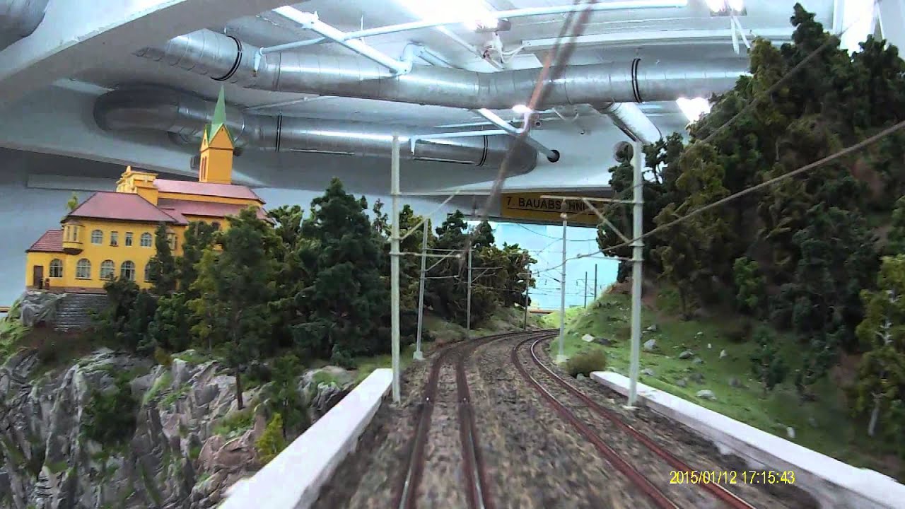 Video Fahrt 1 durch die  Schweiz im MiWuLa Hamburg