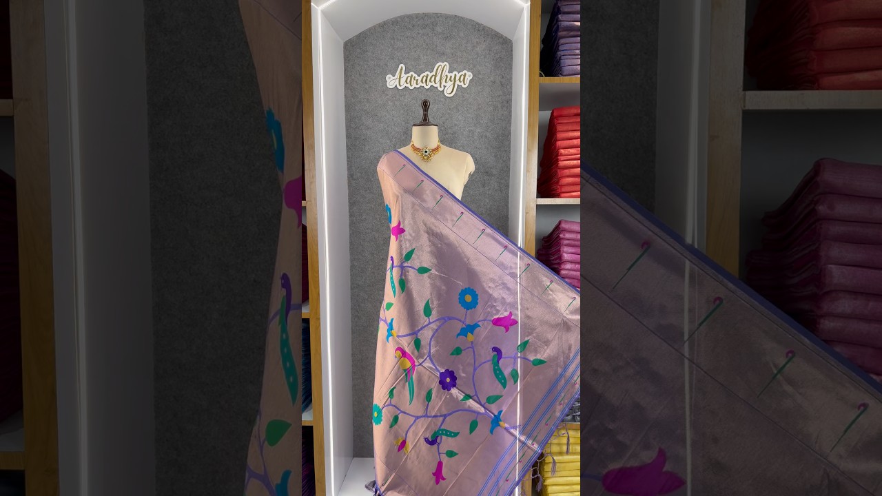 Paithani Jacquard Peacock (Mor) Jaal Dupatta