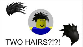 How To Wear Two Hairs On Roblox Mobile Youtube - how to wear two hairs on roblox iphone