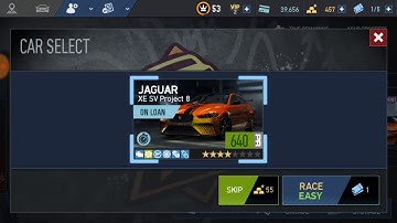 Need For Speed™ No Limits (Chapter 3 - Qualifiers) Race 8 JAGUAR XE SV Project 8