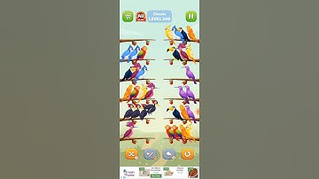 Bird sort puzzle walkthrough #viral #shorts #trending #short #birds
