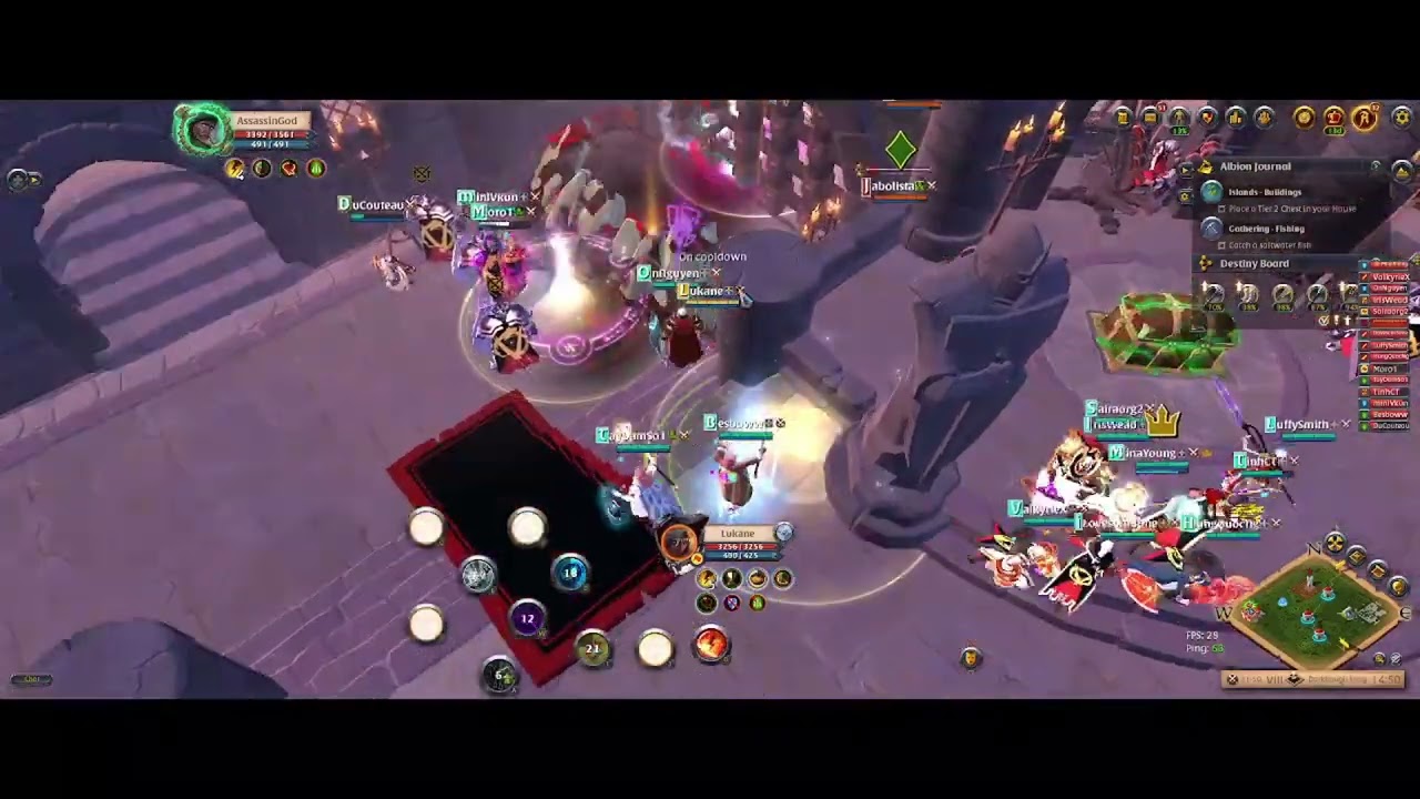 RV vs Topspire Castle fight 31/12 ( Bedrock deftank pov) - T7 gear vs T9 gear why not?