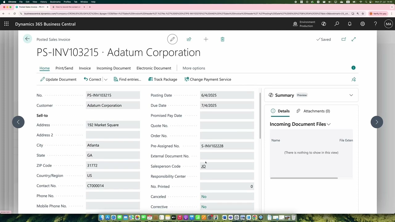 Master and transaction in system 