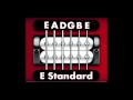 Online guitar tuner  e standard