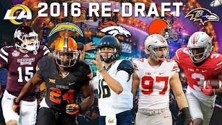 Re-Drafting the 2016 Rookie Class: Bosa to Browns, Michael Thomas to Ravens \& More! | NFL Throwback