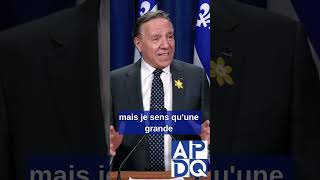 Pour l'instant, on ne veut pas faire de référendum sectoriel. Dit Legault #canada #assnat #biometrie