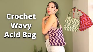 How to Crochet a Wavy Bag | FREE Pattern + Tutorial by LALA PÉREZ 187,474 views 2 years ago 1 hour, 9 minutes