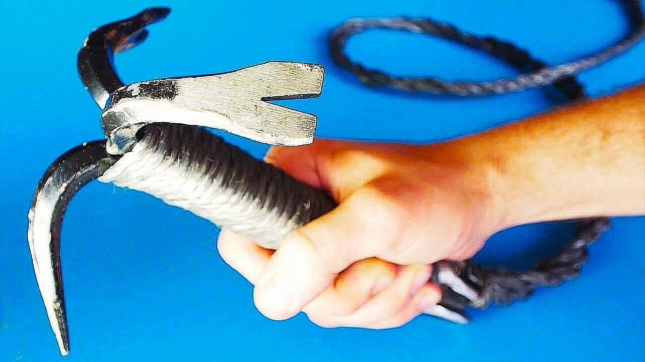 How To Make $5 Grappling Hook - Terraria Inspired (Dollar Store Items) 