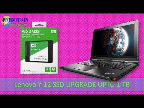 Lenovo Thinkpad yoga 12 ssd upgrade - YouTube