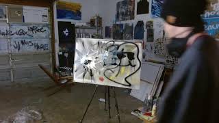 🎨 Fresh Canvases, Finished Art & A Hidden Studio Ghost 👻 | Live Painting Hangout