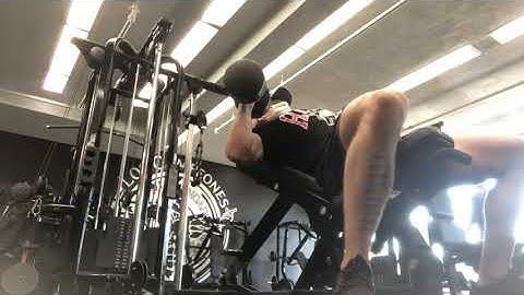 Alternating DB incline chest press with iso hold @ top
