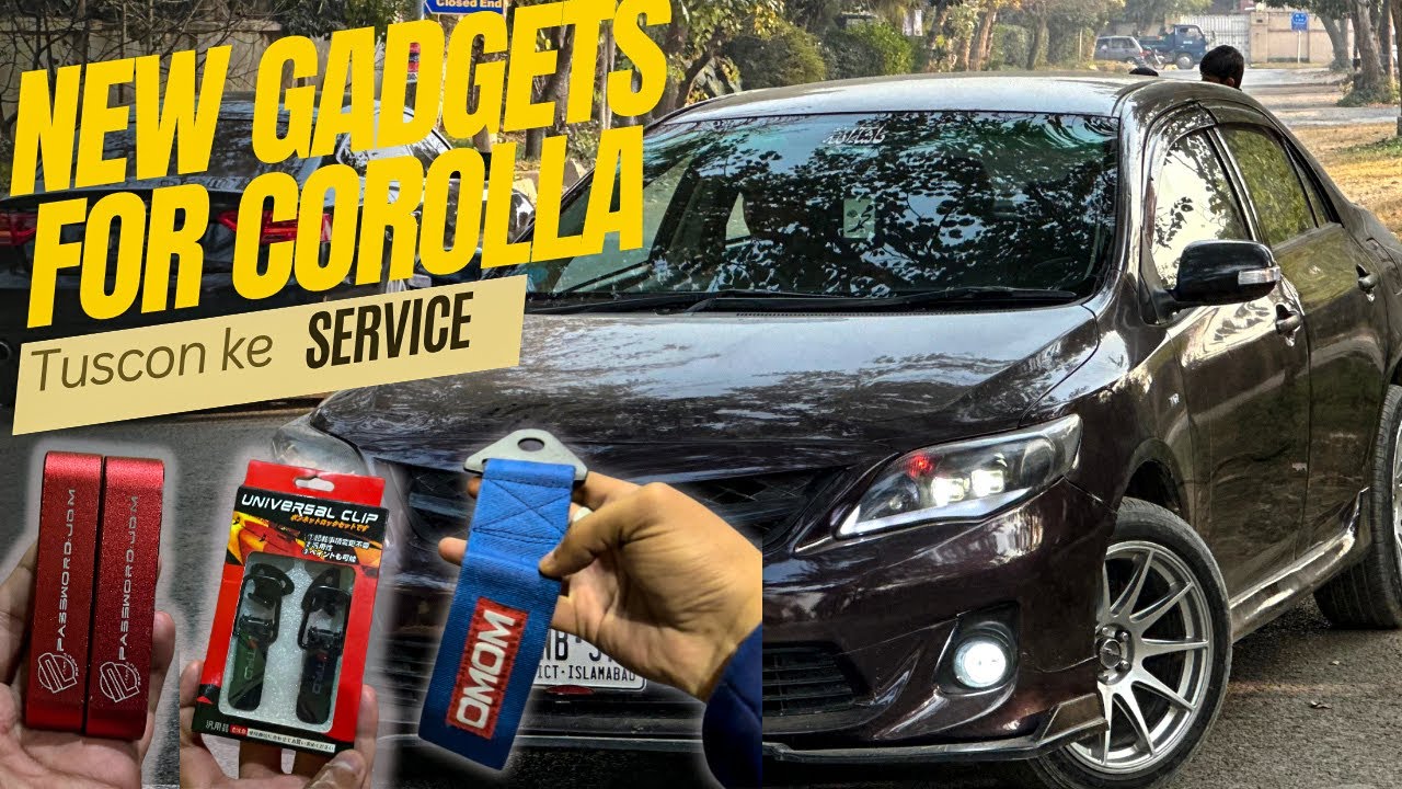 Tucson ke Service ft. Corolla ke new Gadgets ❤️