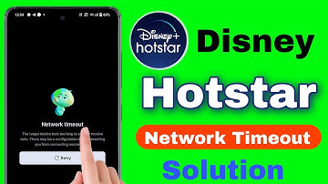 Disney Hotstar network timeout problem | network timeout error in Disney Hotstar 2024