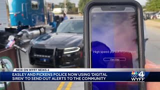"Digital Siren" to help Easley, Pickens police dept. keep communities safe during police pursuits