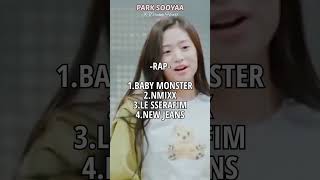 Ranking New jeans,baby monster,le sserafim,nmixx in different categories #nmixx #kpop #shorts Resimi