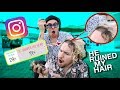 INSTAGRAM CONTROLS OUR LIFE FOR A DAY (Kian shaves Jc's hair....)