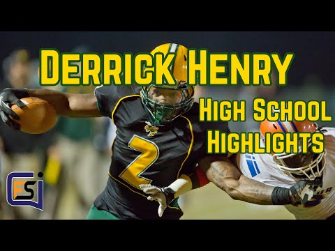 Derrick Henry High School Highlights | The Defense is Avoiding Him!