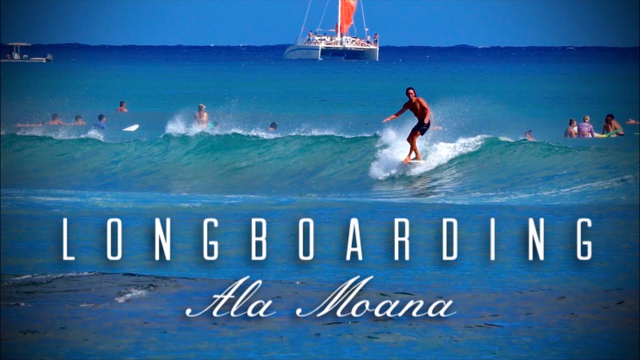 Longboarding Ala Moana Bowls (July 30, 2021) - YouTube