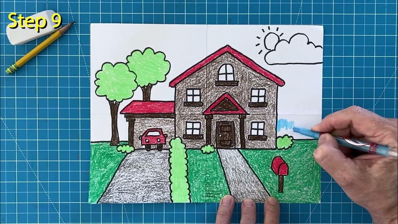 How to Draw a House YouTube