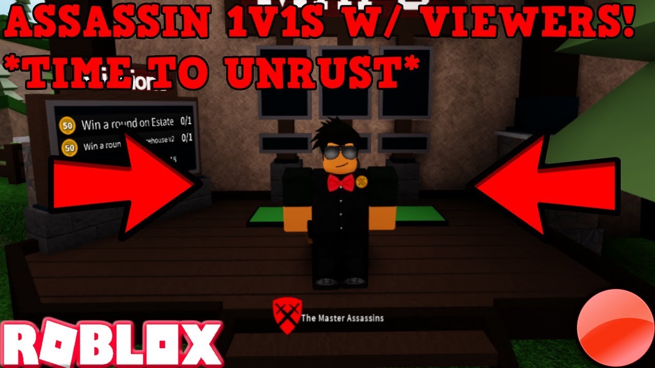 First To 5 Roblox Assassin 1v1s W Viewers Roadto10ksubs Mild Language Youtube - roblox assassin song after round