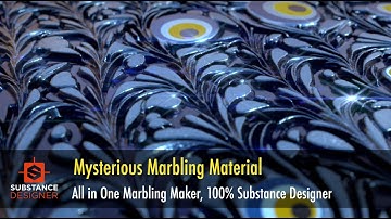 Marbling Maker Material - 100% Substance Designer