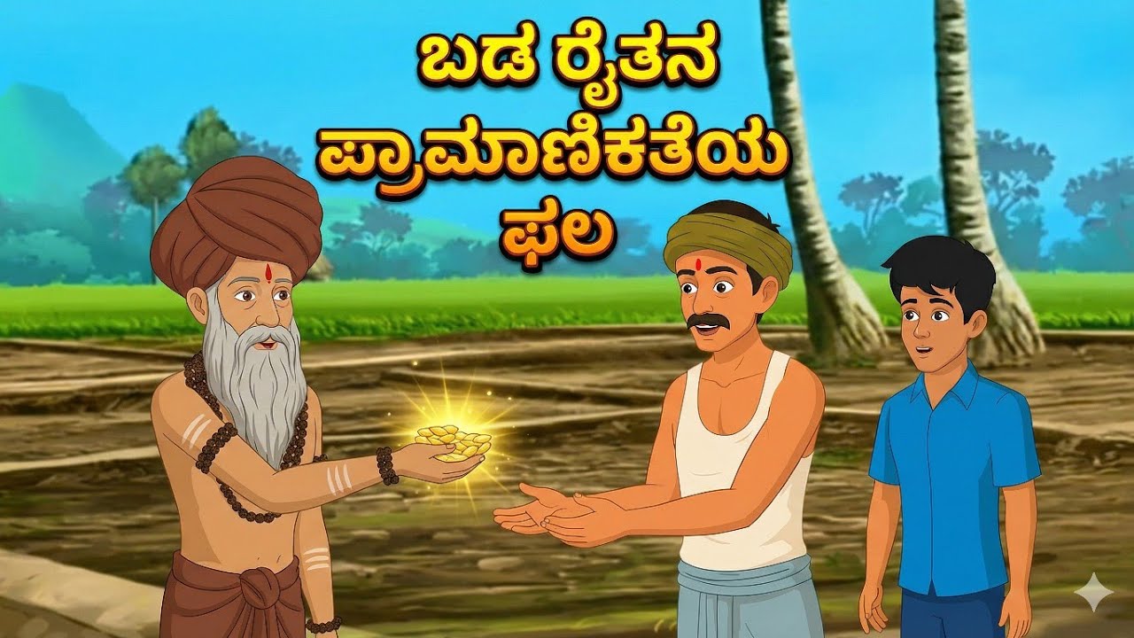 ಬಡ ರೈತನ ಪ್ರಾಮಾಣಿಕತೆಯ ಫಲ || poor farmer moral story - YouTube