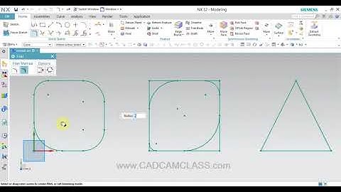 NX   FILLET COMMAND IN NX