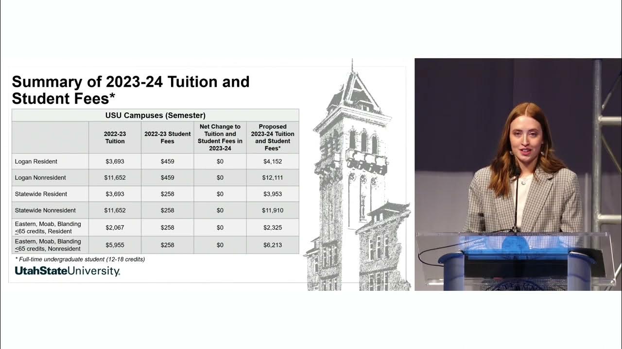 USU Truth In Tuition Presentation 2023 YouTube
