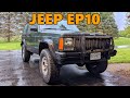 1996 Jeep Cherokee Junkyard Lift Kit Part 2 - Coil Springs, Brakes, and Tires (XJ Ep.10)