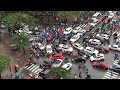 Vietnam raw street traffic capture – Morning Rush Hour Traffic in Hanoi, Vietnam