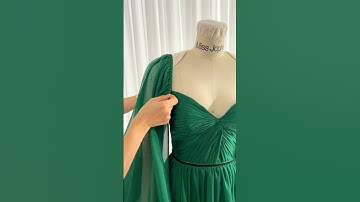 Making a fluttering sleeves midi dress #fashion #sewing #promdress #creative