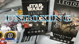 Star Wars Legion - Upgrade Card Pack II & Essentials Kit - Unboxing