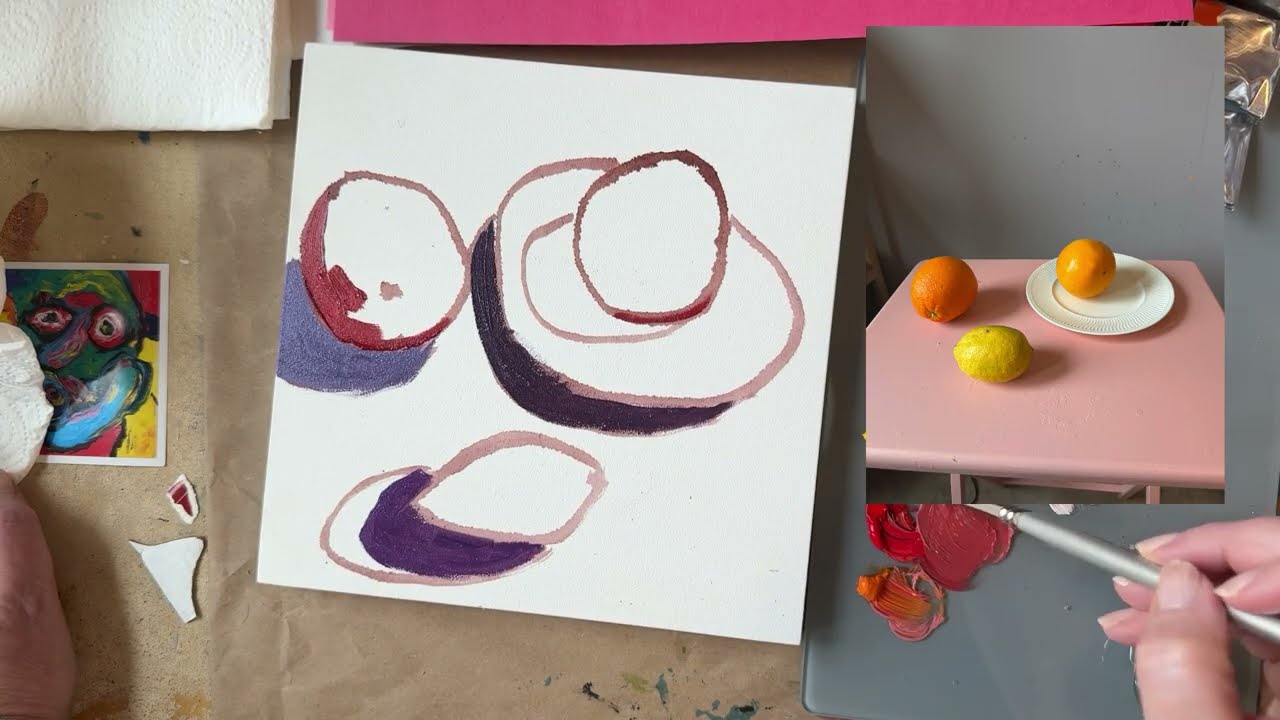 Впервые использую водорастворимые масляные краски Cobra | Натюрморт и пленэр