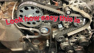 Audi a4 2017 cambelt and water pump replacement!