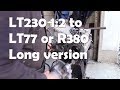 Making an LT230 1:2 automatic transferbox fit an LT77 or R380