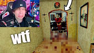 un santa malvado en halloween