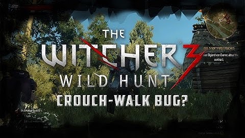 Witcher 3 - Floating Crouch-Walk! | Bug