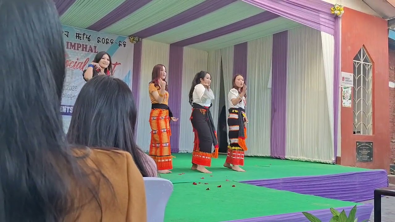 Imphal college fresher's meet Dance 2026 🎀