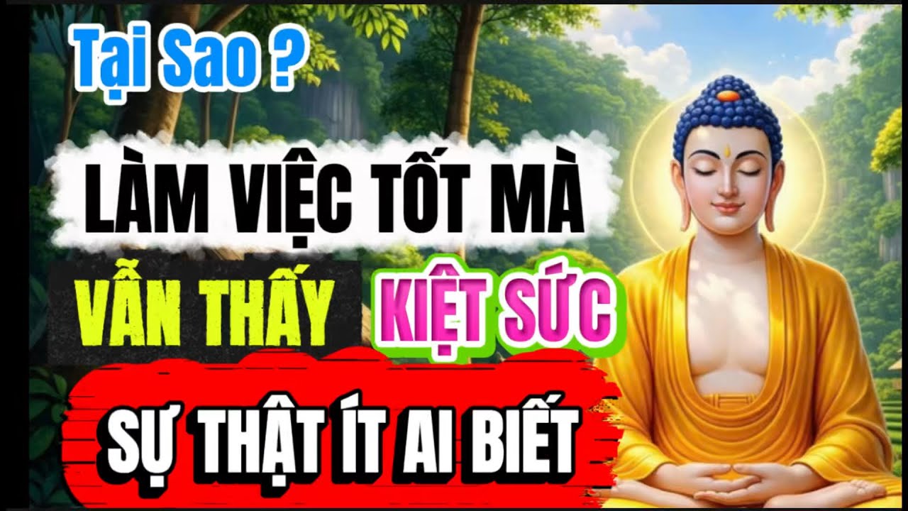 Tại Sao Làm Việc Tốt Vẫn Thấy Kiệt Sức? Sự Thật Ít Ai Nói Ra I Lời phật dạy - TT