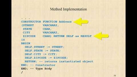 Oracle User Defined Types Behavior part2