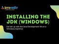 Installing the JDK on Windows | Java for Beginners