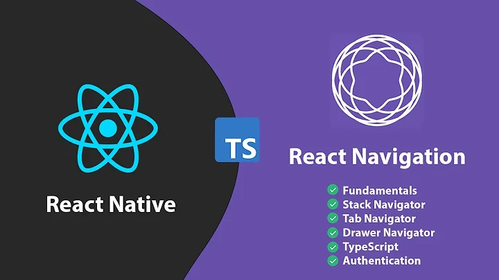 React Navigation V6 in React Native with TypeScript