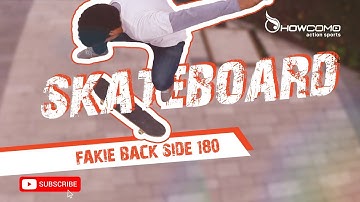 How To Fakie Backside 180 | SKATEBOARD