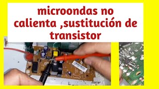 MICROONDAS NO CALIENTA no le llega voltaje al relay