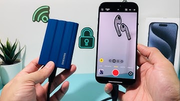 How to Record Videos to External Drive on iPhone 15 Pro / iPhone 15 Pro Max