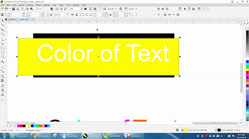 Corel Draw Tips & Tricks  Color of part of your Text