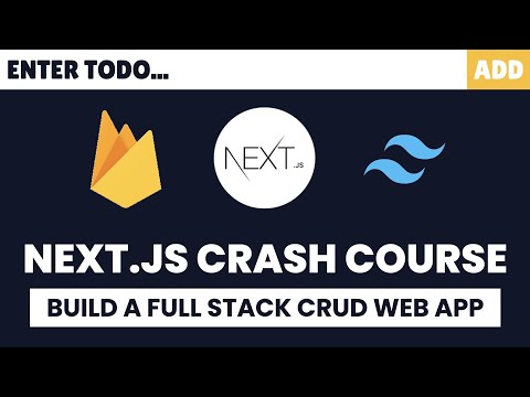 video-thumbnail-Learn Next.js by building a full-stack CRUD app | Nextjs + Firebase (Auth & Firestore) + TailwindCSS