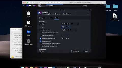 How To Increase Icons & Font Size on Kali 2020 Mac VMware Fusion