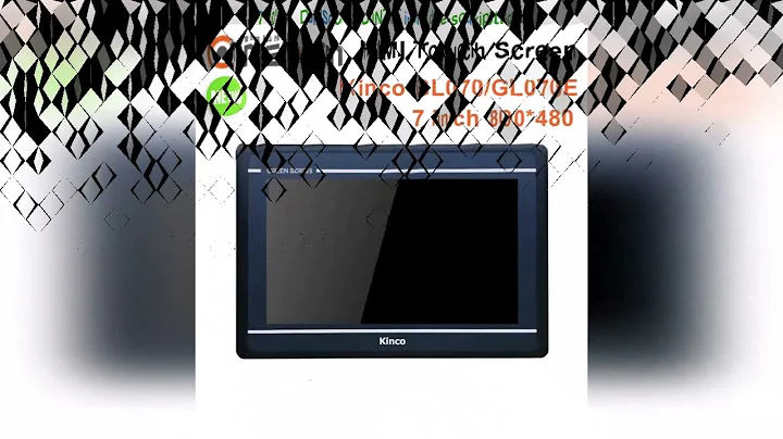 A must-have product! Kinco GL070 GL070E HMI Touch Screen 7 inch 800*480 Ethernet 1 USB Host new Hu